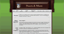 Desktop Screenshot of doorsandmore.net